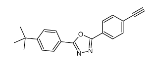 2-(4-tert-butylphenyl)-5-(4-ethynylphenyl)-1,3,4-oxadiazole