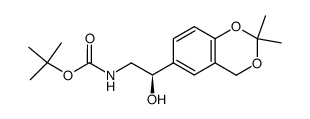 (R) - 叔丁基(2-(2,2-二甲基-4H-苯并[D] [1,3]二恶英-6-基)-2-羟乙基)