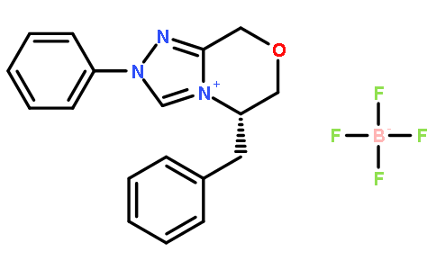 (S)-5-苄基-2-苯基-2,5,6,8-四氢-[1,2,4]三唑并[3,4-c][1,4]恶嗪-4-鎓四氟硼酸盐