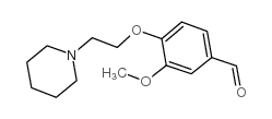 3-methoxy-4-(2-piperidin-1-ylethoxy)benzaldehyde