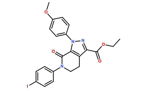 6-(4-碘苯基)-1-(4-甲氧基苯基)-7-氧代-4,5,6,7-四氢-1H-吡唑并[3,4-c]吡啶-3-羧酸乙酯
