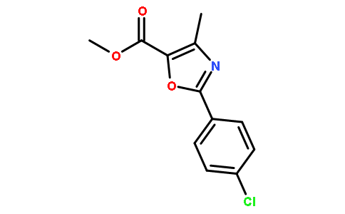 Methyl 2-(4-chlorophenyl)-4-methyl-1,3-oxazole-5-carboxylate