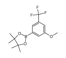2-(3-甲氧基-5-(三氟甲基)苯基)-4,4,5,5-四甲基-1,3,2-二氧杂硼烷