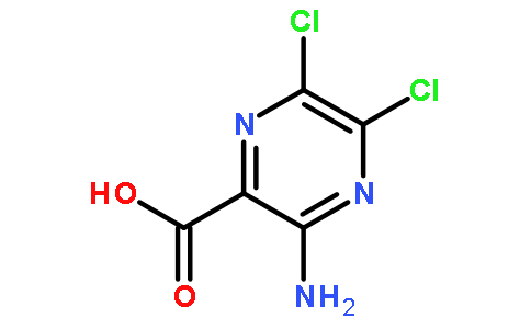 3-氨基-5,6-二氯-吡嗪-2-羧酸