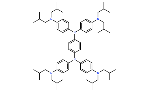 N,N,N',N'-四(对二异丁胺基苯基)-对苯二胺