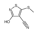 5-methylsulfanyl-3-oxo-1,2-thiazole-4-carbonitrile