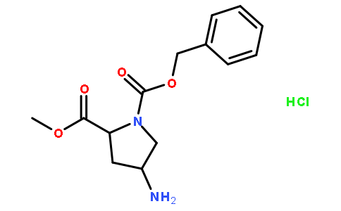 Cbz-(2R,4S)-4-amino-proline methyl ester, hydrochloride (1:1)