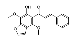 1-(6-hydroxy-4,7-dimethoxy-1-benzofuran-5-yl)-3-phenylprop-2-en-1-one