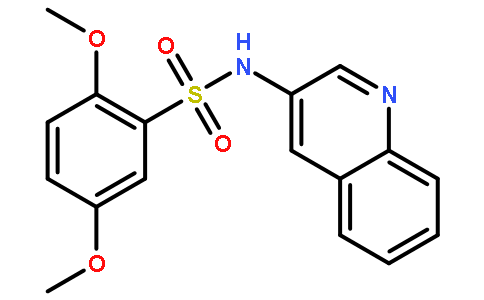 2,5-二甲氧基-N-3-喹啉-苯磺酰胺
