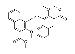 methyl 3-methoxy-4-[(2-methoxy-3-methoxycarbonylnaphthalen-1-yl)methyl]naphthalene-2-carboxylate