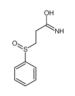 3-(benzenesulfinyl)propanamide