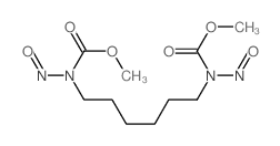 methyl N-[6-[methoxycarbonyl(nitroso)amino]hexyl]-N-nitrosocarbamate