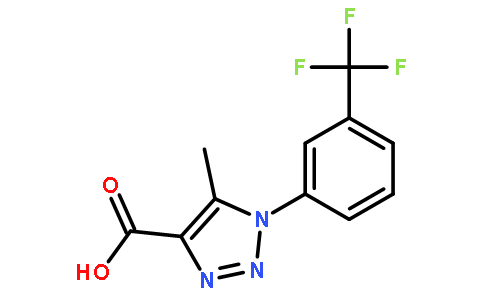 5-甲基-1-[3-(三氟甲基)苯基]-1H-1,2,3-三唑-4-甲酸