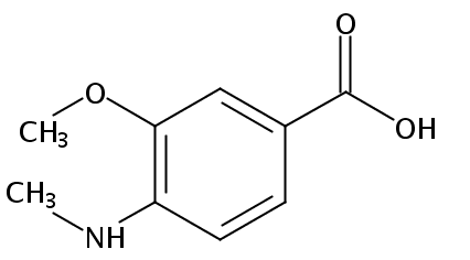 3-甲氧基-4-（甲基氨基）苯甲酸