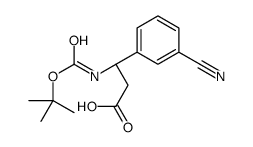 (S)-3-((叔丁氧羰基)氨基)-3-(3-氰基苯基)丙酸