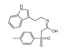 N-[2-(1H-indol-3-yl)ethyl]-2-(4-methylphenyl)sulfonylacetamide