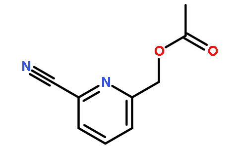 2-cyano-6-(acetoxymethyl)pyridine