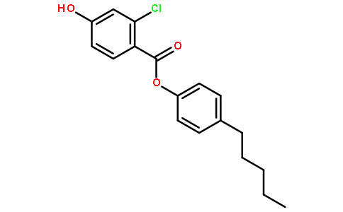 2-氯-4-羟基苯甲酸 4-戊基苯基酯