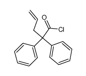 2,2-diphenylpent-4-enoyl chloride