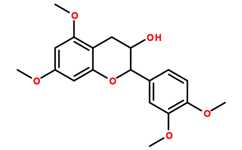 2alpha-(3,4-二甲氧基苯基)-5,7-二甲氧基-3,4-二氢-2H-1-苯并吡喃-3beta-醇