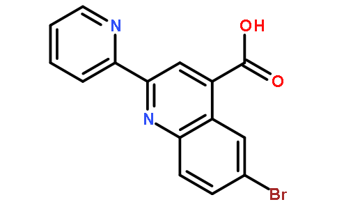 6-溴-2-吡啶-2-基-喹啉-4-羧酸