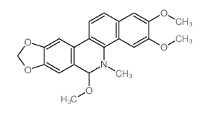 2,3,6-trimethoxy-5-methyl-5,6-dihydro-benzo[c][1,3]dioxolo[4,5-j]phenanthridine