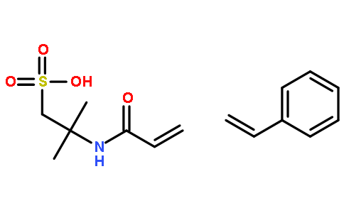2-甲基-2-[(1-氧代-2-丙烯基)氨基]-1-丙烷磺酸与乙烯基苯的聚合物