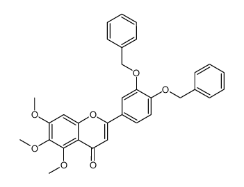 2-(3,4-bis-benzyloxy-phenyl)-5,6,7-trimethoxy-chromen-4-one