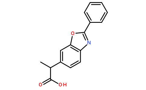 alpha-甲基-2-苯基-6-苯并恶唑乙酸