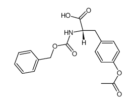 (S)-3-(4-acetoxyphenyl)-2-(((benzyloxy)carbonyl)amino)propanoic acid