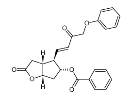 (3aR4R5R6aS)-2-oxo-4-((E)-3-o xo-4-phenoxybut-1-en-1-yl)hexah ydro-2H-cyclopenta[b]furan-5-yl b enzoate