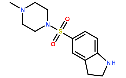 5-(4-甲基哌嗪-1-基磺酰基)吲哚啉