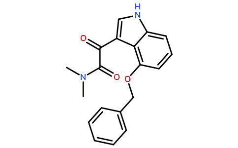 4-（苄氧基）-N，N-二甲基吲哚-3-乙醛酰胺