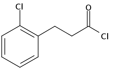 2-chloroBenzenepropanoyl chloride