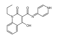 2-hydroxy-4-oxo-1-propyl-N-pyridin-4-yl-quinoline-3-carboxamide