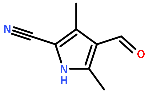 4-甲酰基-3,5-二甲基-1H-吡咯-2-甲腈