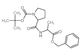 tert-butyl 2-[(1-oxo-1-phenylmethoxypropan-2-yl)carbamoyl]pyrrolidine-1-carboxylate
