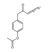 3-(4-acetyloxyphenyl)-1-diazonioprop-1-en-2-olate