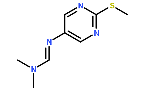 N,N-二甲基-N'-[2-(甲硫基)-5-嘧啶基]亚氨代甲酰胺
