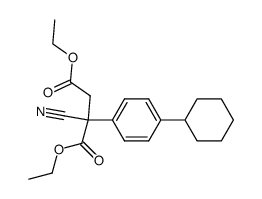 diethyl 2-cyano-2-(4-cyclohexylphenyl)succinate