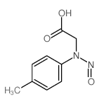 2-(4-methyl-N-nitrosoanilino)acetic acid