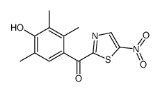 (4-hydroxy-2,3,5-trimethylphenyl)-(5-nitro-1,3-thiazol-2-yl)methanone