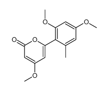 6-(2,4-dimethoxy-6-methylphenyl)-4-methoxypyran-2-one