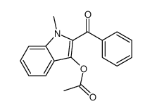 (2-benzoyl-1-methylindol-3-yl) acetate