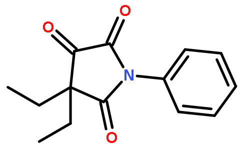 4,4-diethyl-1-phenylpyrrolidine-2,3,5-trione