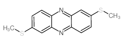 2,7-bis(methylthio)phenazine (en)Phenazine, 2,7-bis(methylthio)- (en)