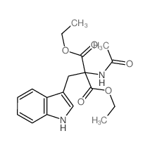 diethyl 2-acetamido-2-(1H-indol-3-ylmethyl)propanedioate