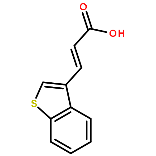 (2E)-3-(1-苯并噻吩-3-基)丙烯酸