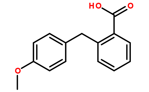 2-[(4-methoxyphenyl)methyl]benzoic acid