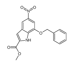 methyl 5-nitro-7-phenylmethoxy-1H-indole-2-carboxylate